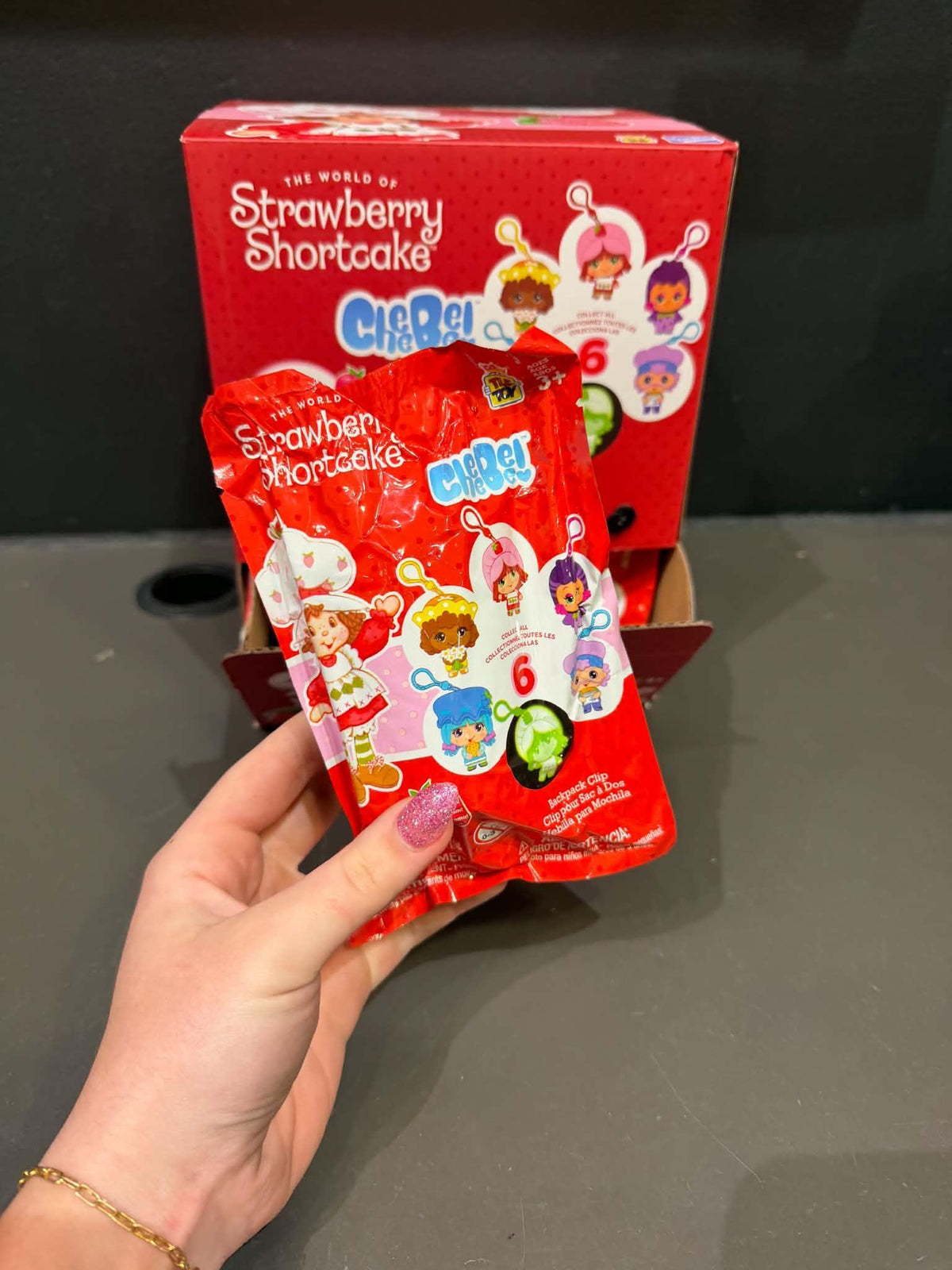 Strawberry Shortcake Blind Bag CheeBee Keychain