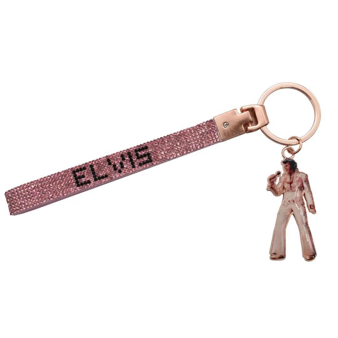 Elvis Keychain Wristlet