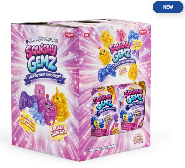 Squishy Gemz Mystery Sensory Toys Grab Bin