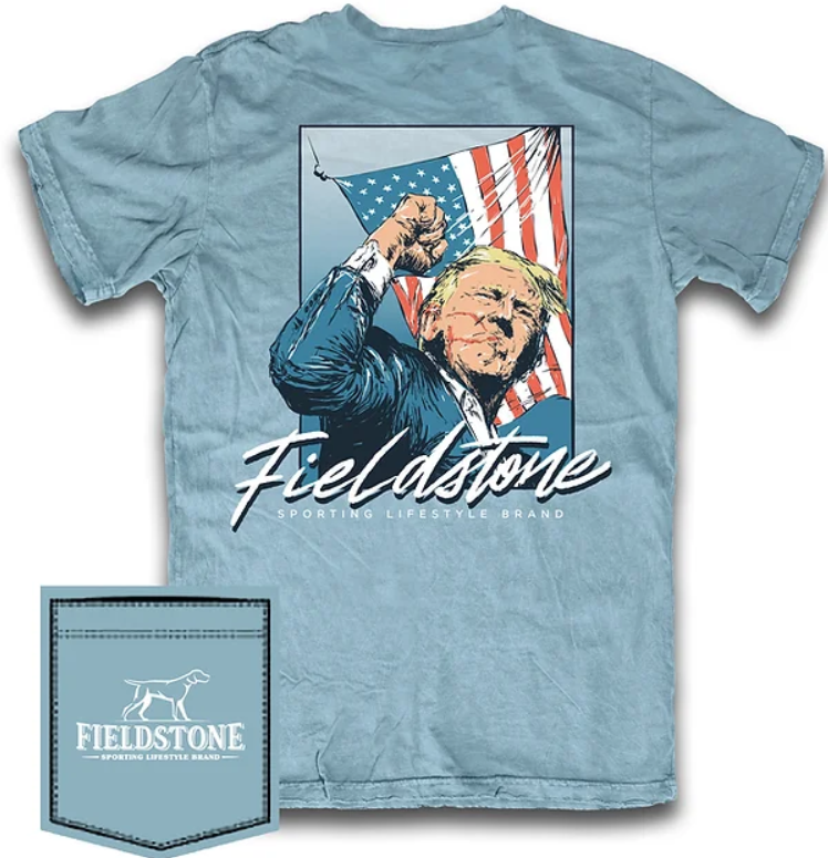 Trump Fight Blue Tee