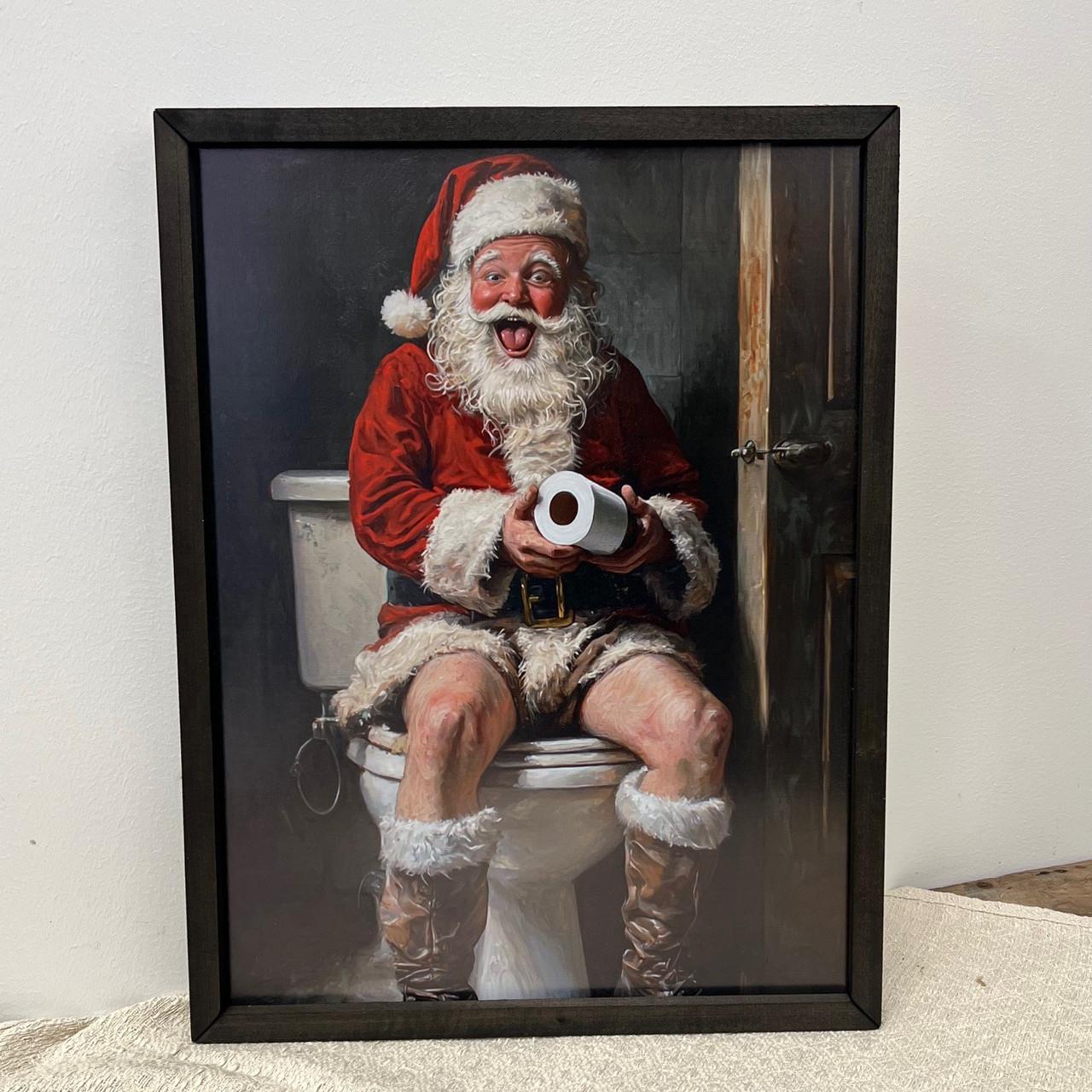 Potty Santa 12x16 Box Frame