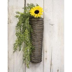 Graywash Long Wall Basket