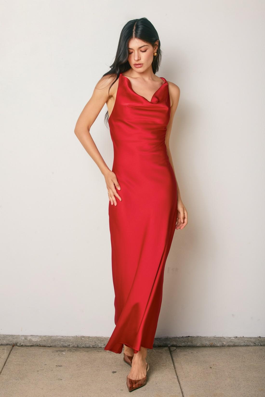 Twist And Shout Cord Strap Maxi Dress