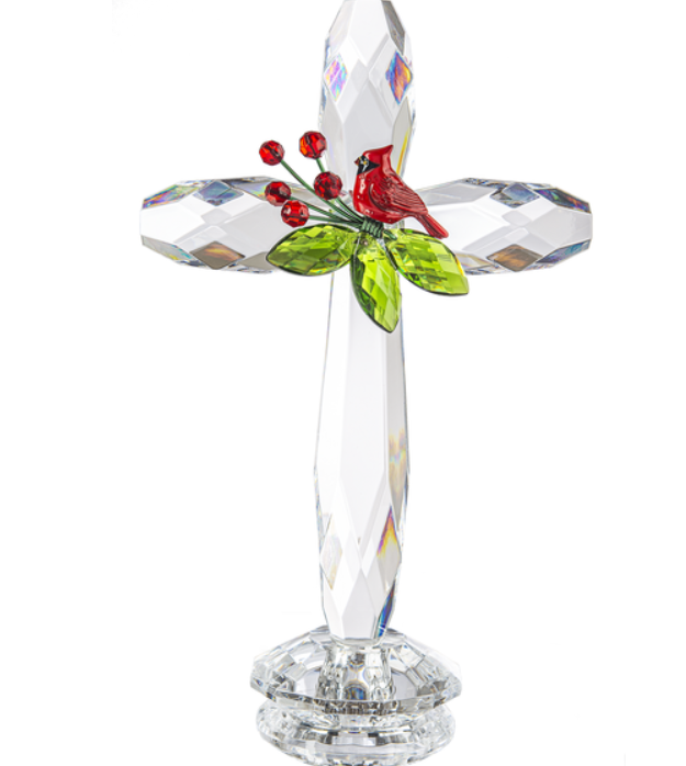 Cardinal Standing Cross