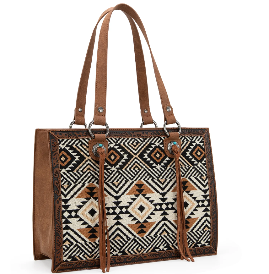 Aztec Tapestry Concealed Carry Tote