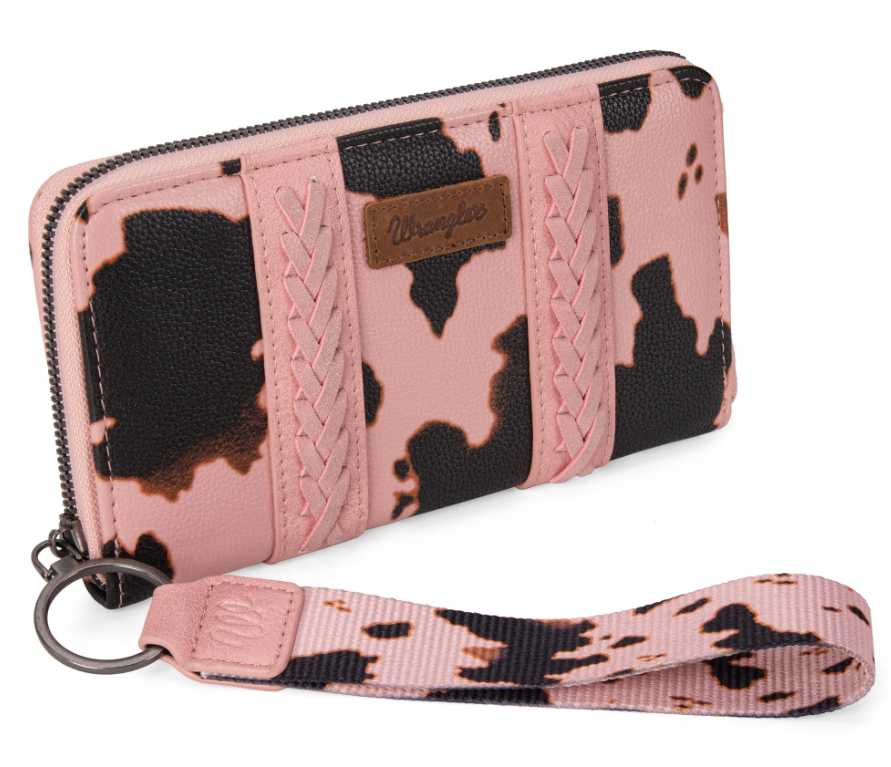 Wrangler Cow Print Wallet