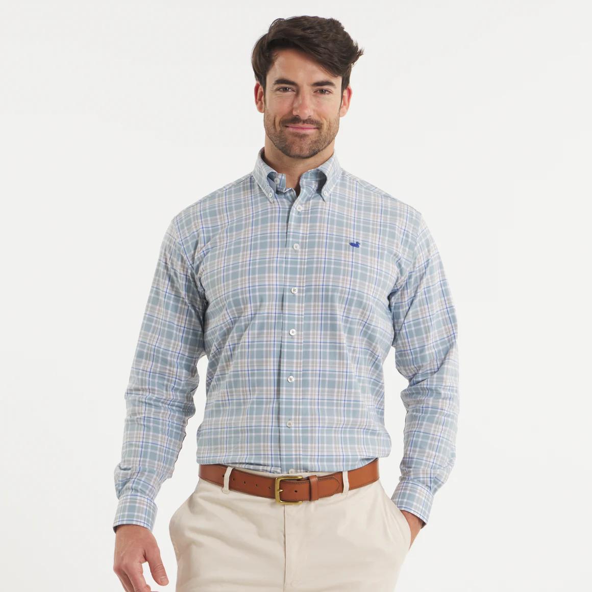 Grainger Performance Plaid Dress Shirt