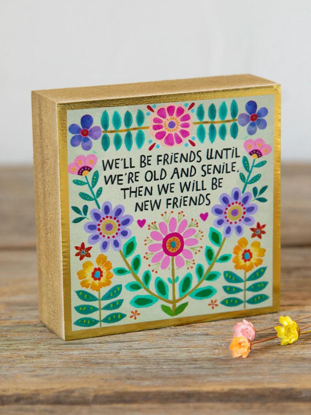 New Friends - Tiny Block Keepsake
