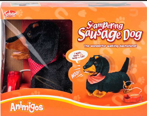 Animigos Scampering Sausage Dog
