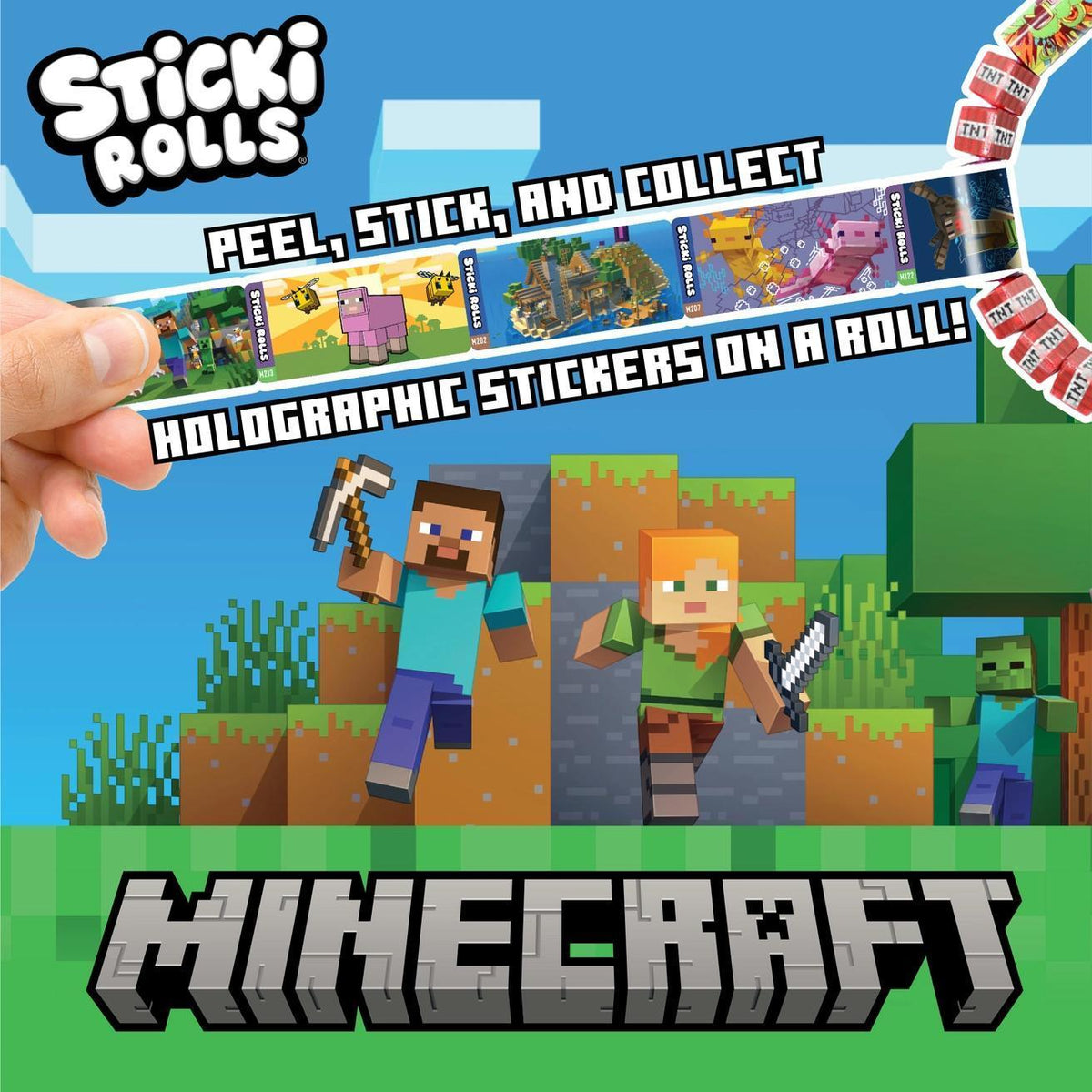 Sticki Rolls Minecraft Pendant