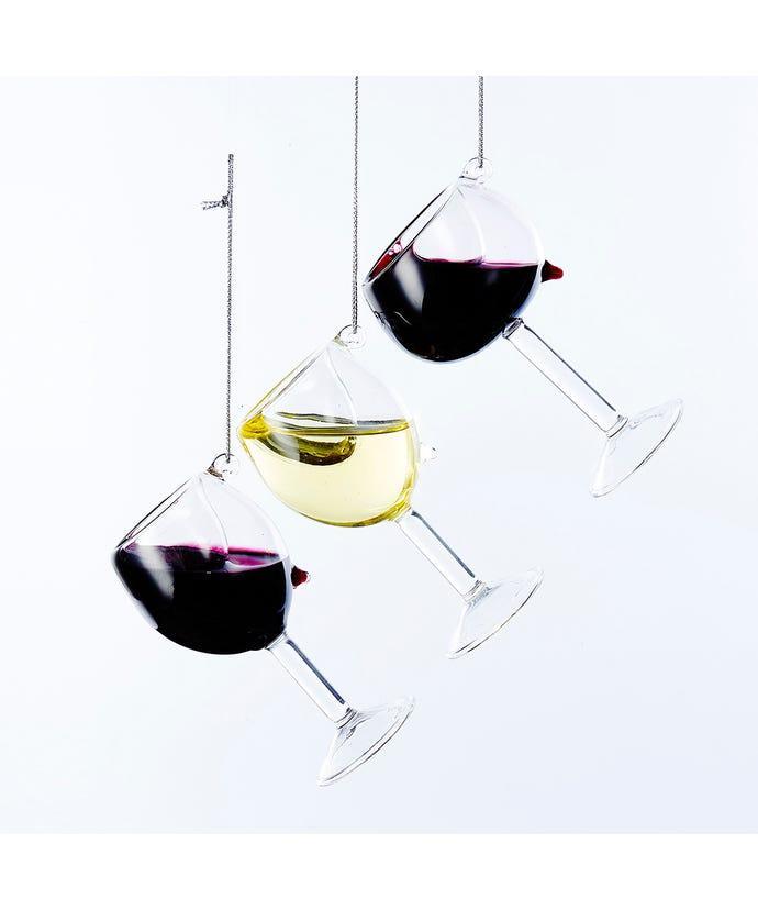 Glass Of Wine Ornament