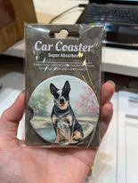 Australian Cattle Dog Sitting Coaster