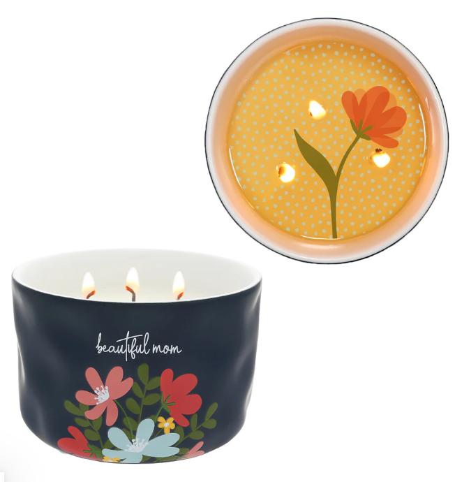 Beautiful Mom Reveal Candle