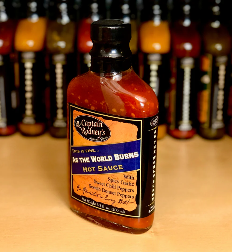 Captain Rodney's As The World Burns Hot Sauce