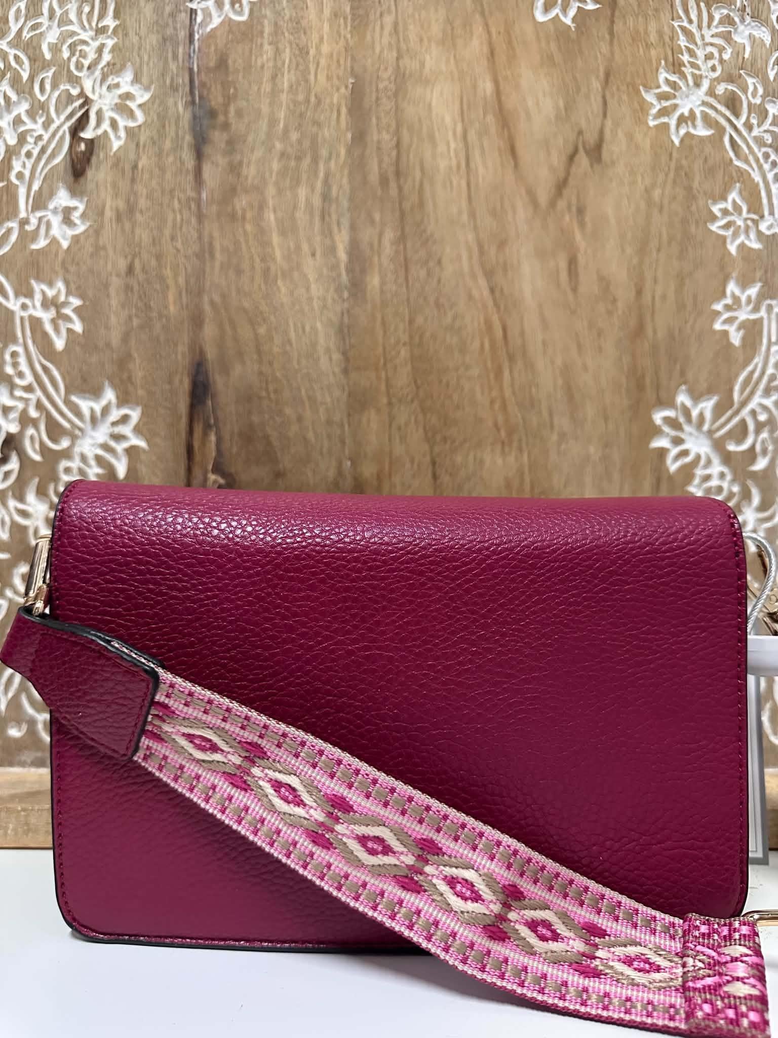 Noah Boysenberry Flapover Crossbody