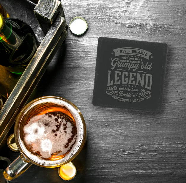 4" Slate Coasters