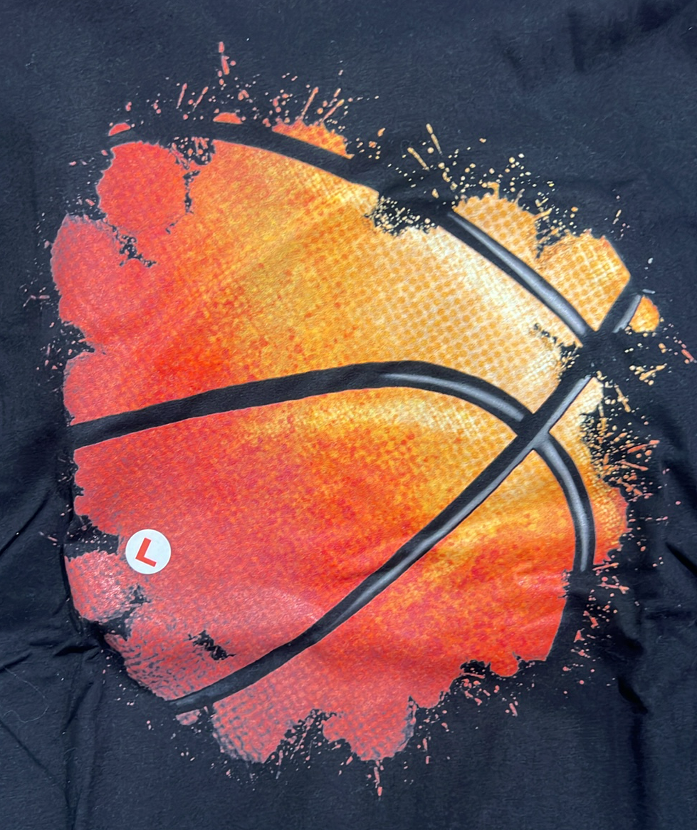 Distressed Basketball Tee