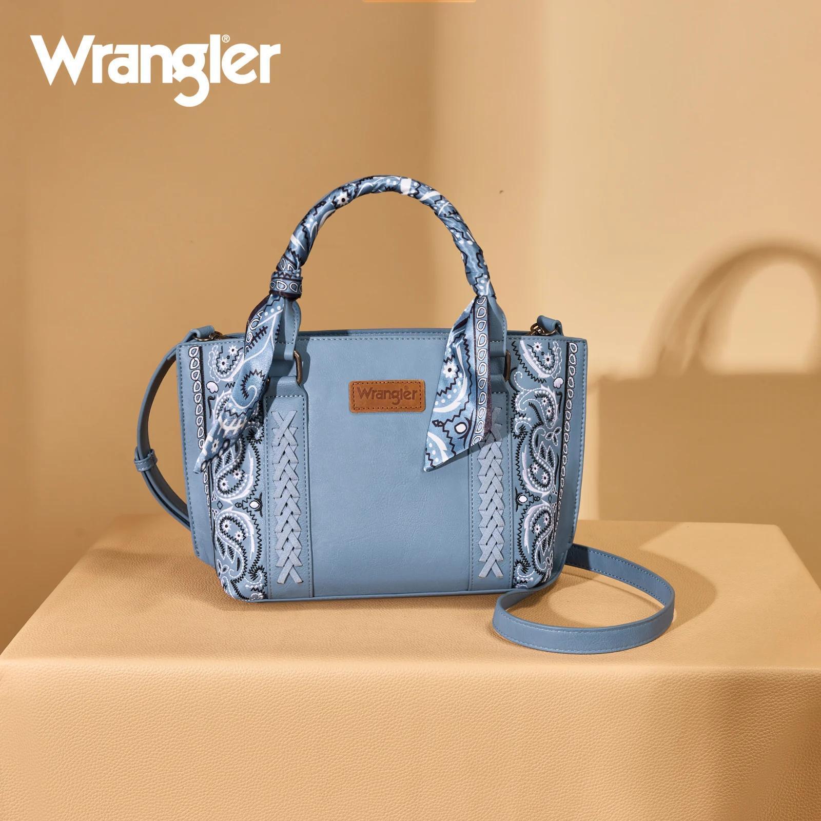 Wrangler Bandana Paisley Print Tote/Crossbody