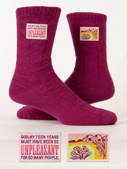 My Teen Years Tag Socks