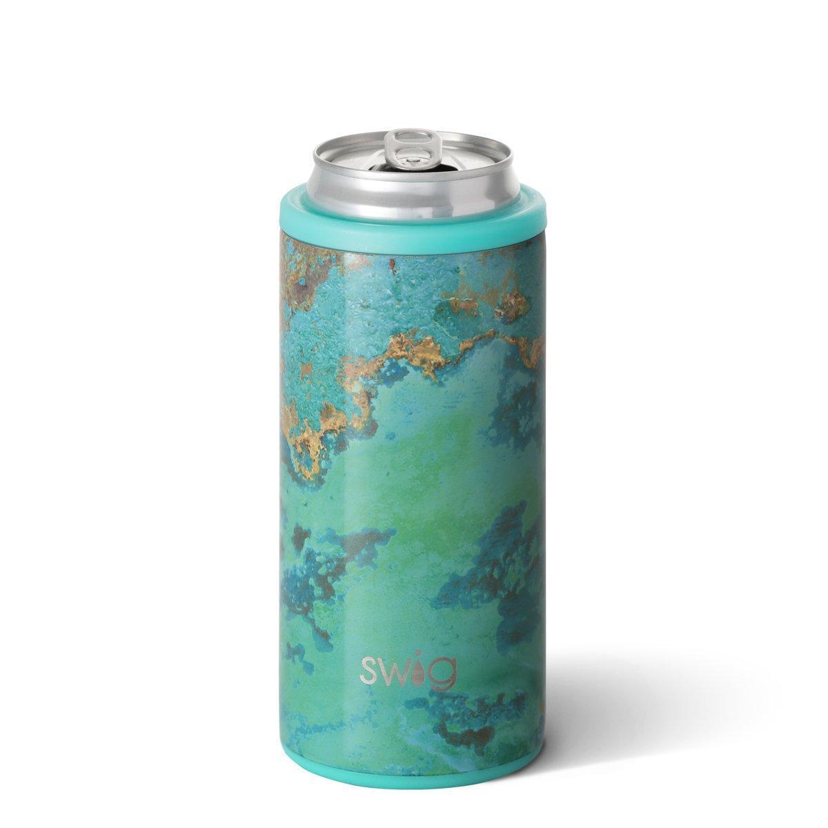 Copper Patina Skinny Can Cooler
