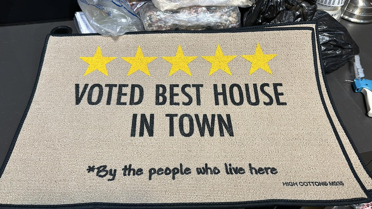 Best House In Town Door Mat