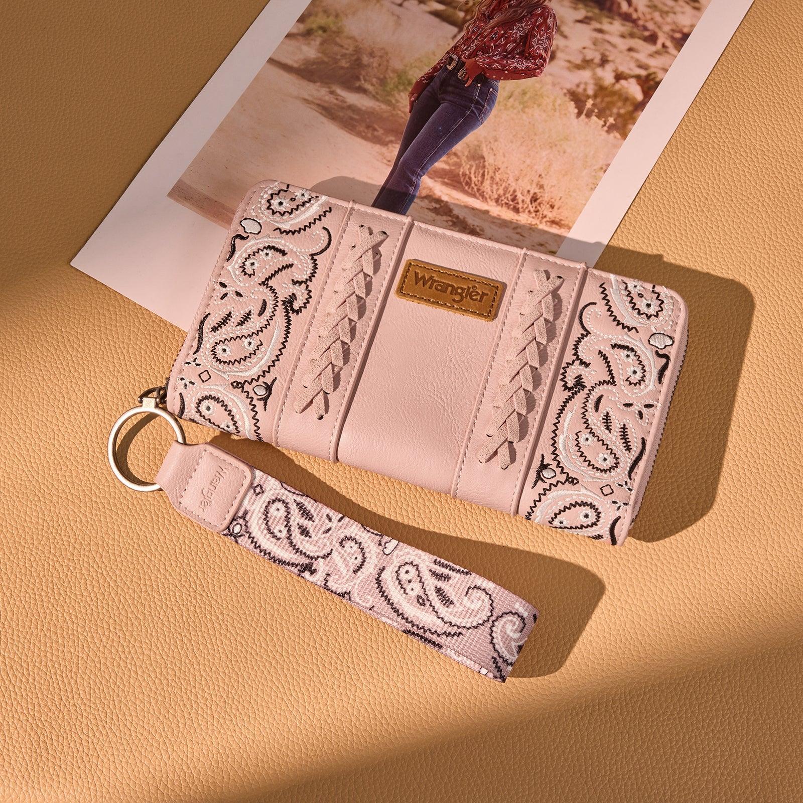 Wrangler Bandana Paisley Print Wallet