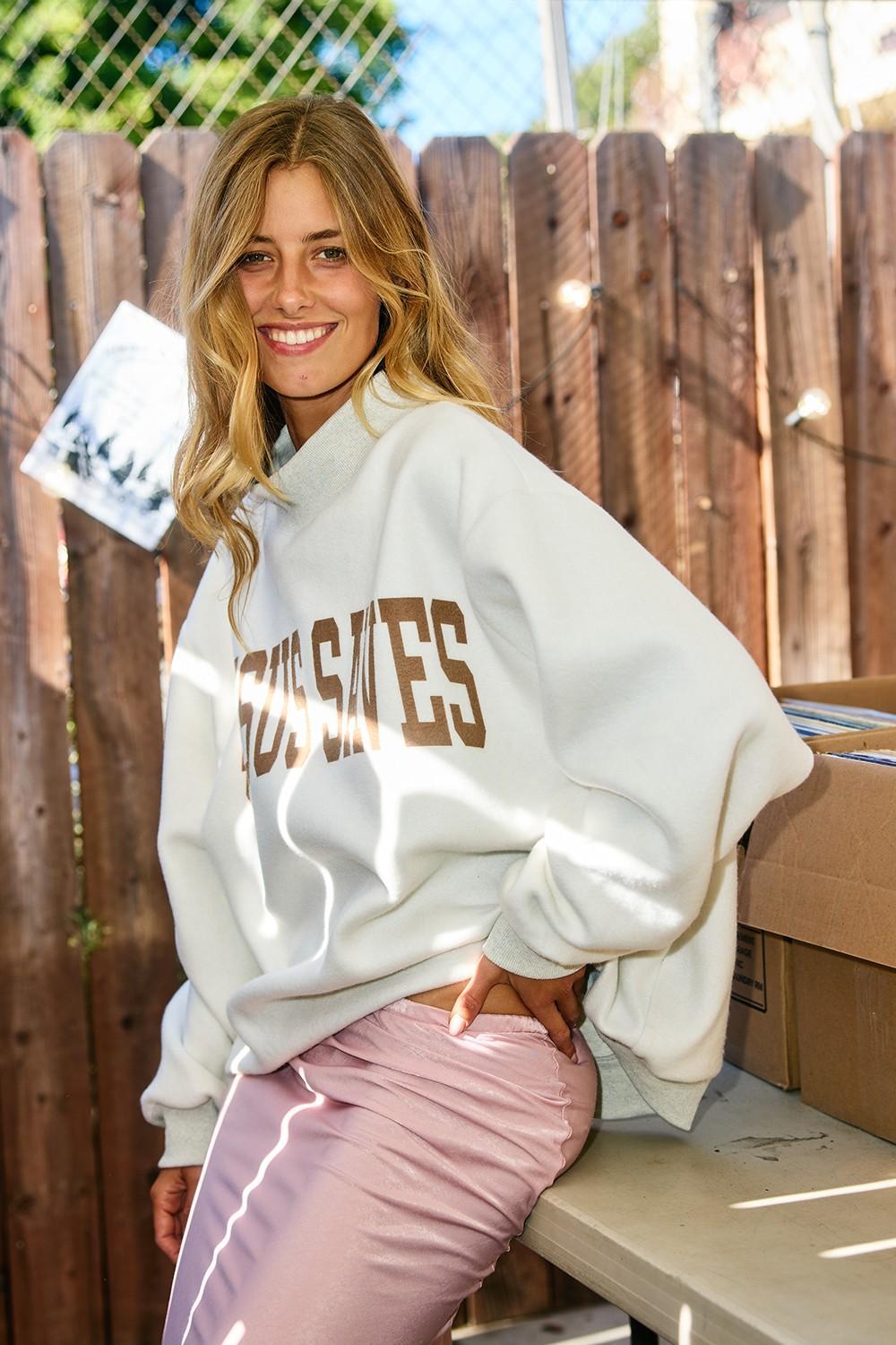 'Cross & Jesus Saves' Print Reversible Sweatshirt