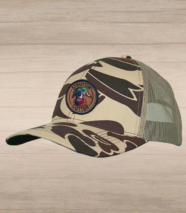 Wood Duck Cherish Patch Snap Back Trucker – New School Camo