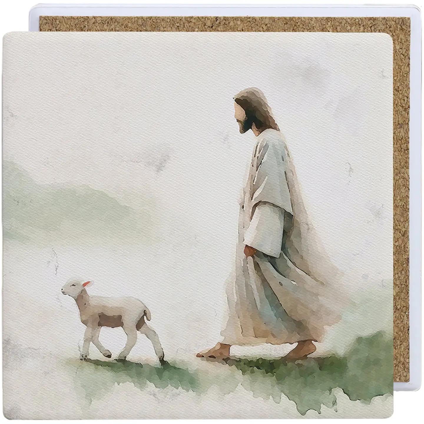 Sincere Surroundings Ceramic Coaster Squares