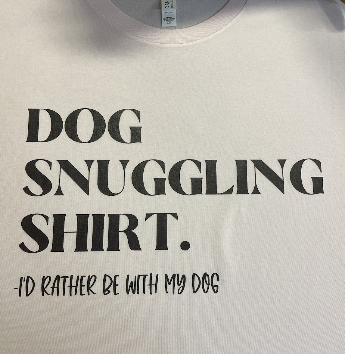 Dog Snuggling Shirt