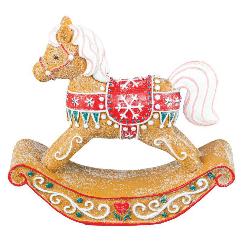 Gingerbread Rocking Horse Tabletop