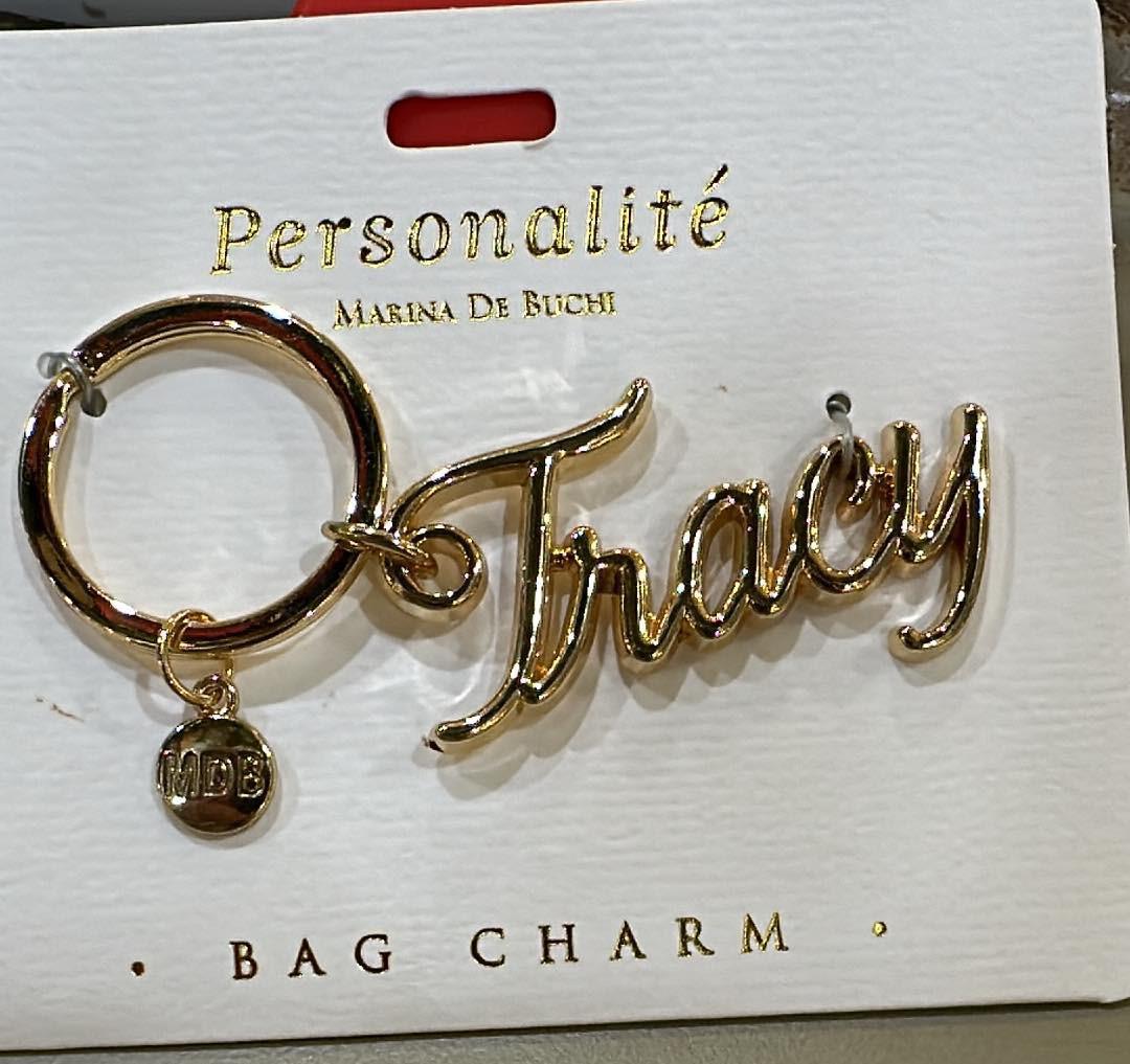 Tracy Bag Charm Keyring