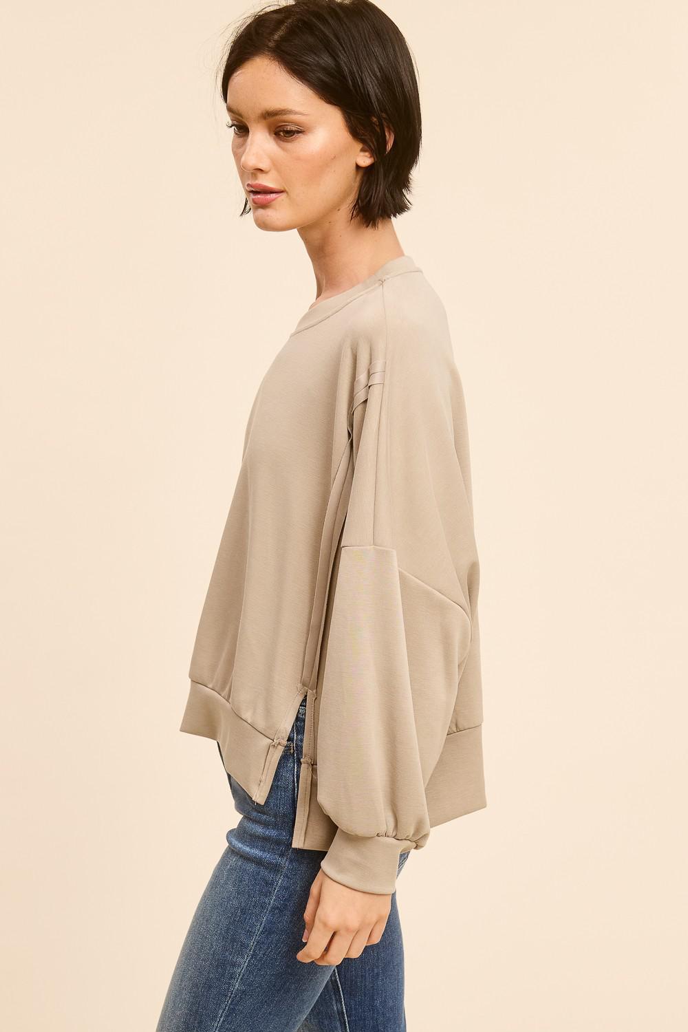 Crewneck Scuba Top