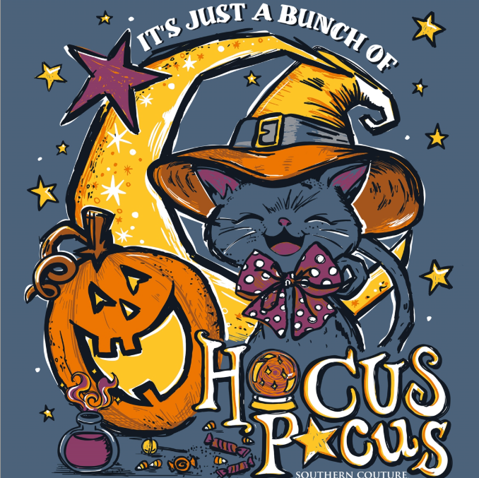 SC Classic Hocus Pocus Cat - Indigo
