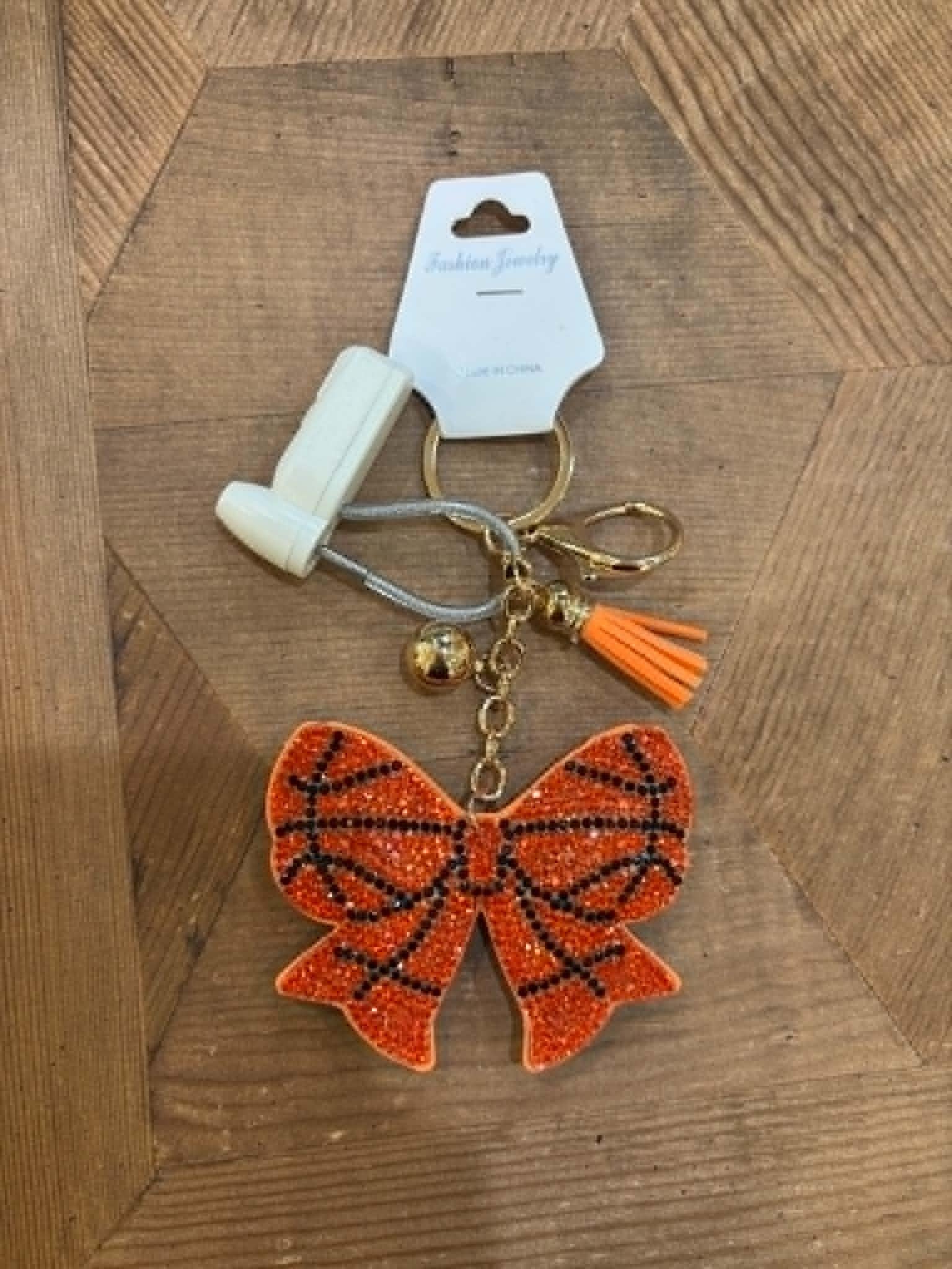 Puffy Rhinestone Keychains