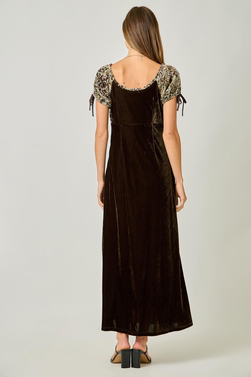 Velvet Long Maxi Dress