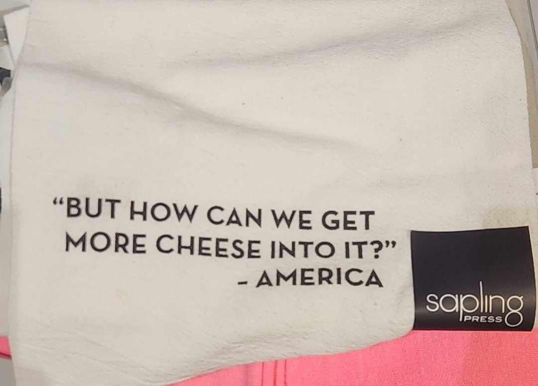 Get More Cheese Tea Towel