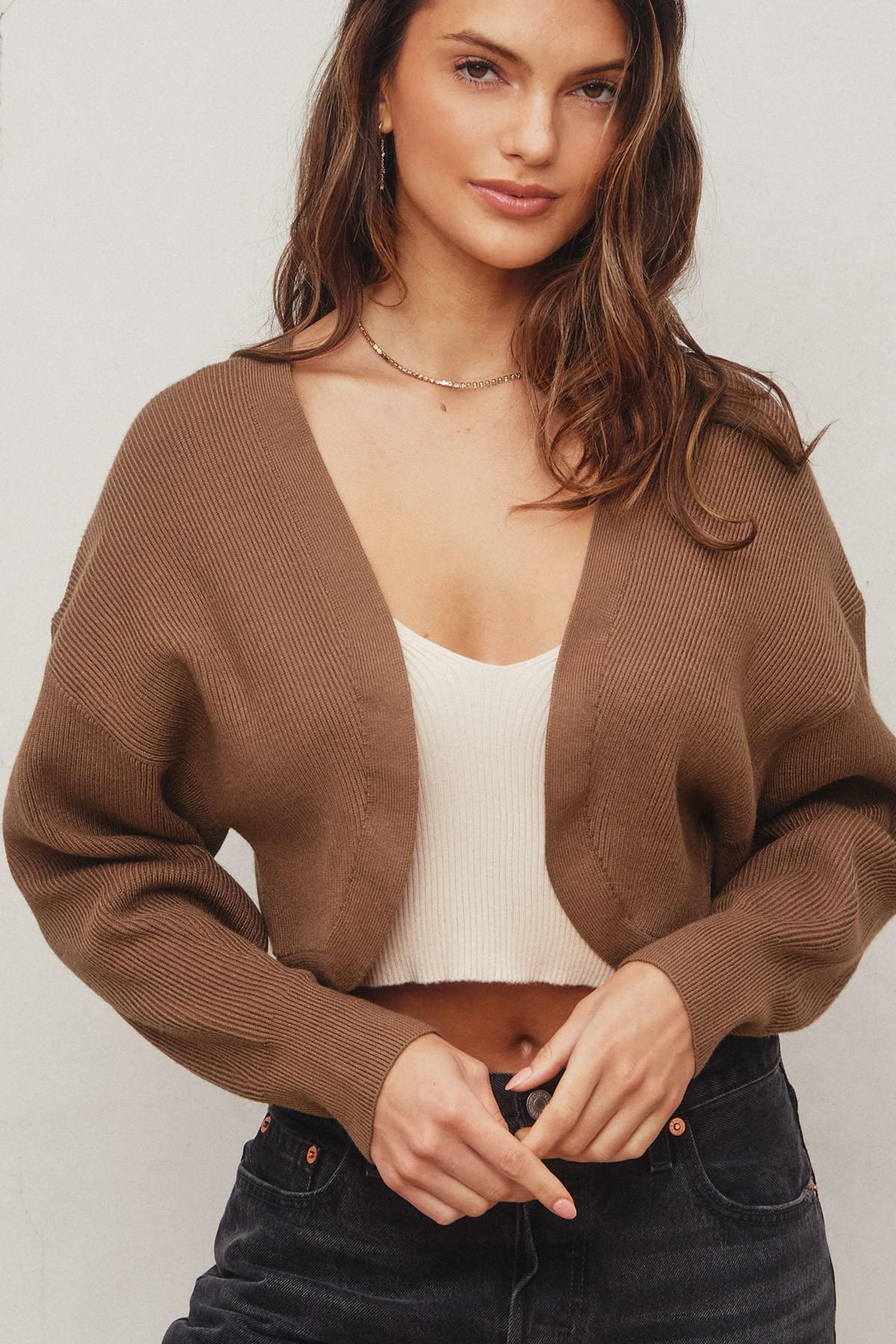 Open Front Shrug Cardigan