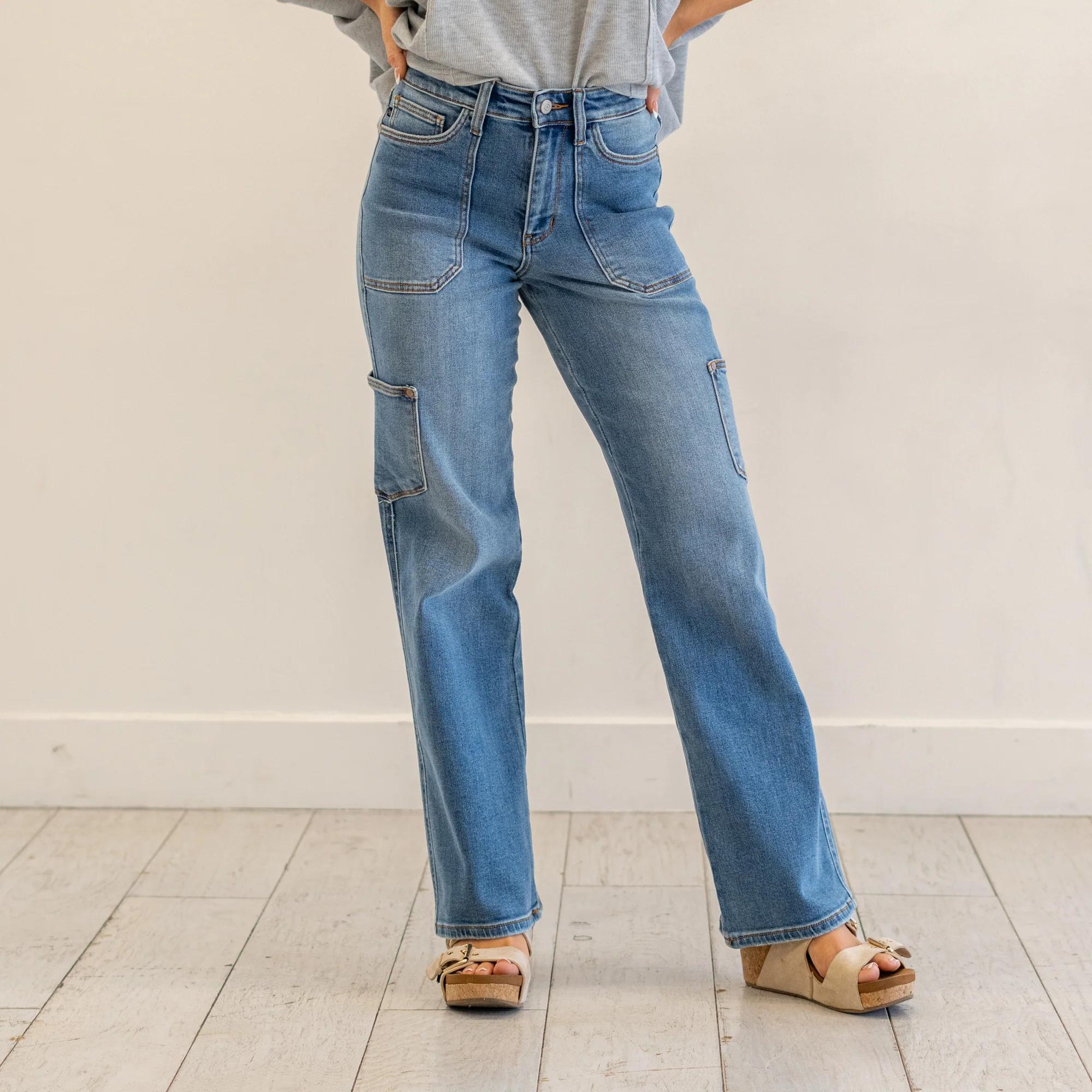 Judy Blue HW 90's Straight Jeans