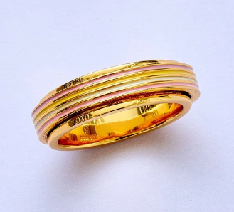 Pastel Stripe Fidget Ring