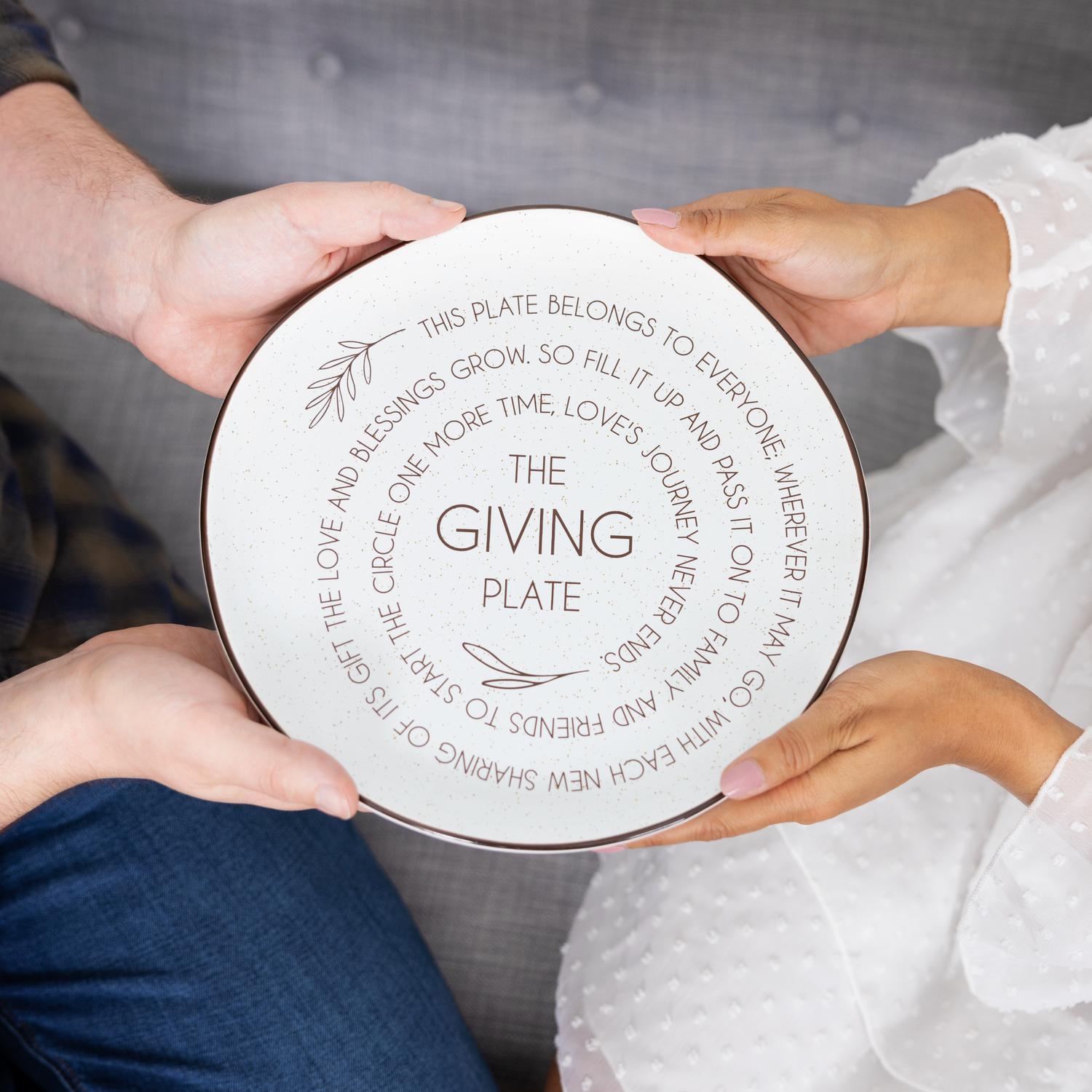 The Giving Plate - 10.5" Ceramic Plate