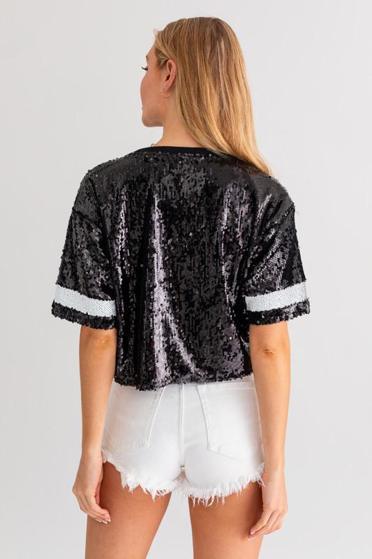 Game Day Sequin Top