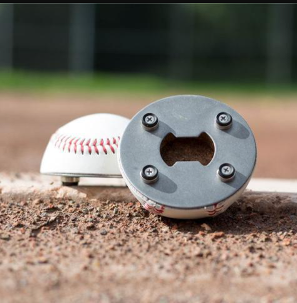 Cardinals Half Baseball Bottle Opener