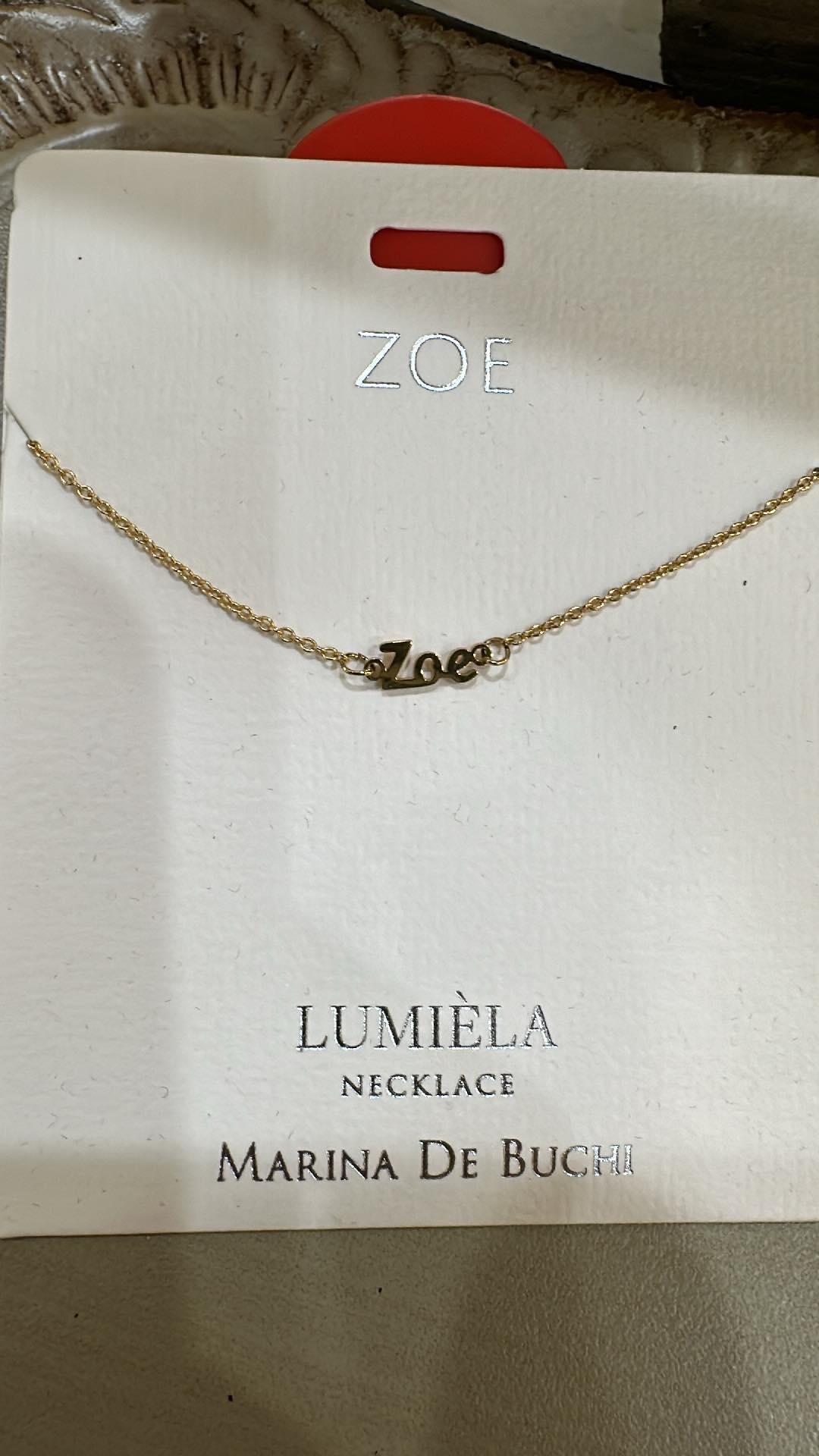 Lumiela Name Necklaces - Z