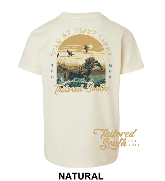 YOUTH Wild At First Light Tee - Natural