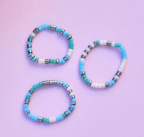 Sunset Beach Seafoam Dream Stretch Ring