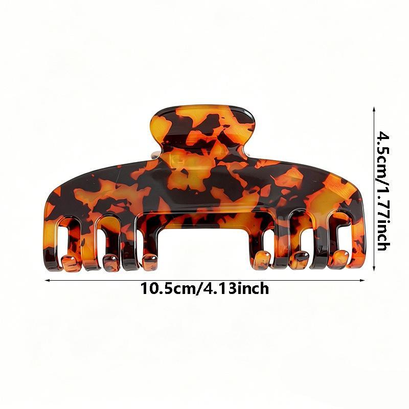 Large Hollow Out Rib Hair Claw Clips