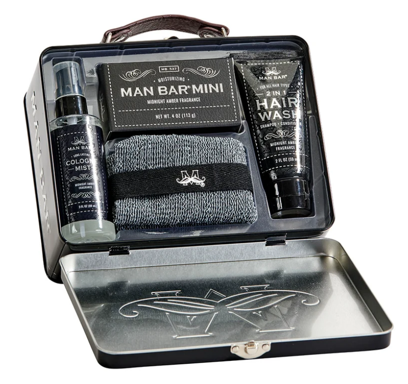 Man Bar Travel Kit - Midnight Amber