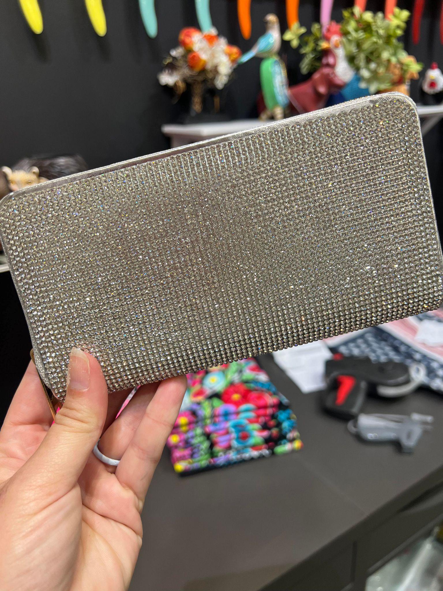 Silver Bling Wallet