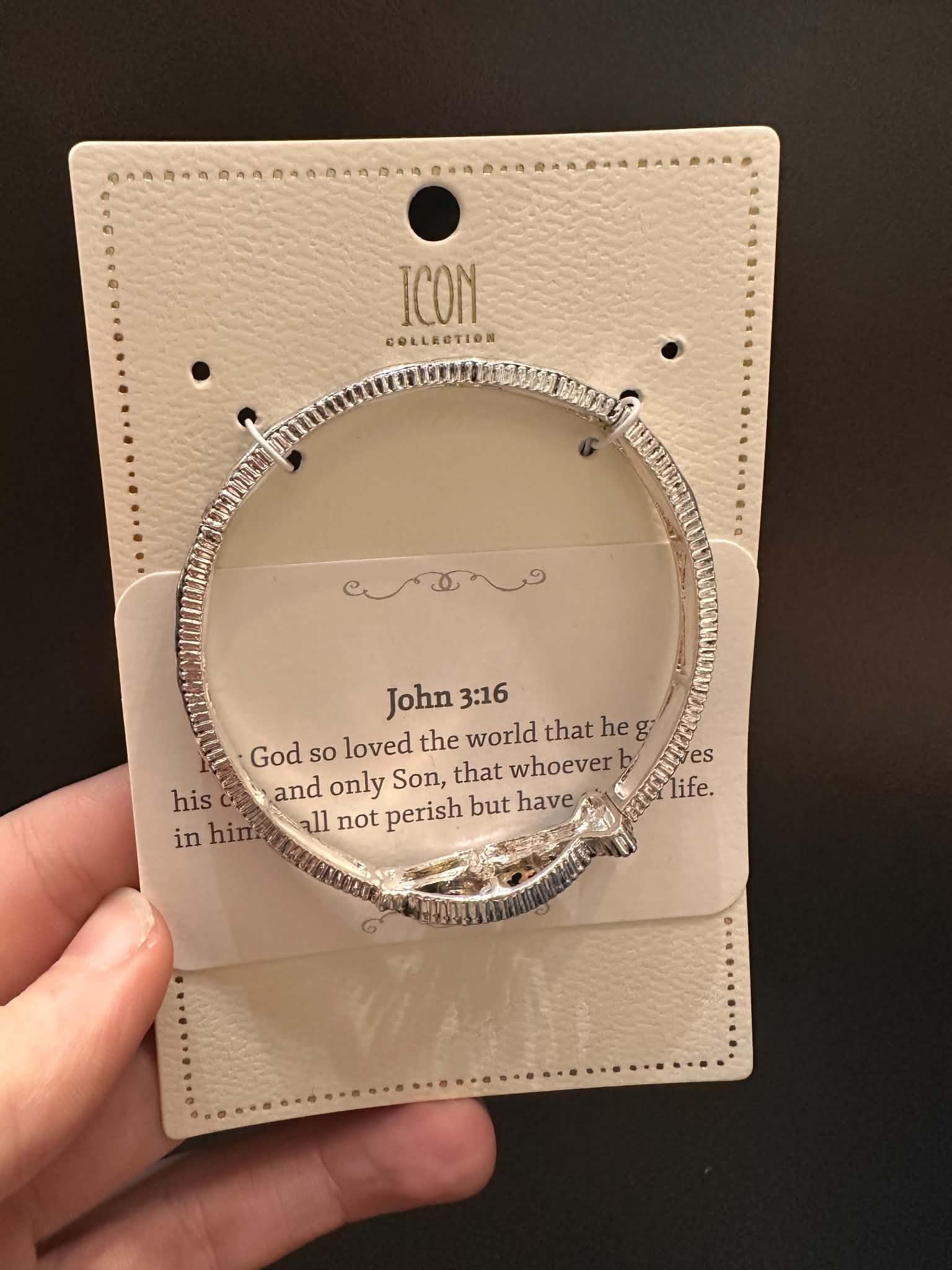Kaleidoscope 2-Tone Sentiment Stretch Bracelet